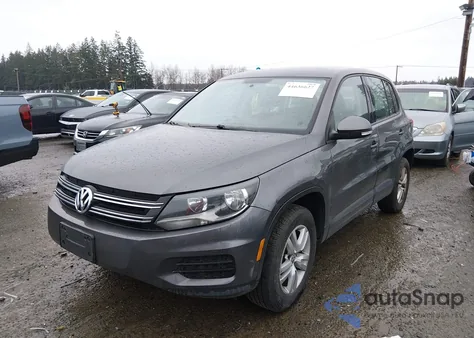 2014 Volkswagen Tiguan S из США, поврежденный, VIN WVGBV3AXXEW547591